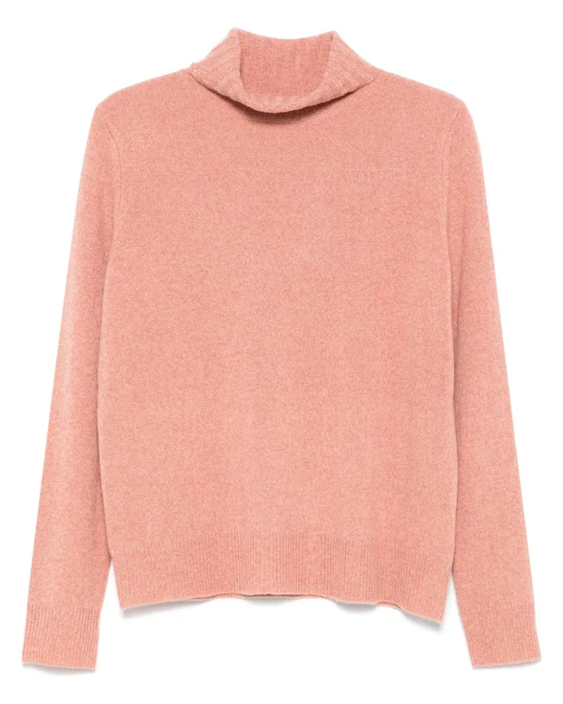 ASPESI Pullover mit meliertem Effekt - Rot Rot