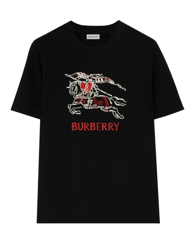 Burberry Heart Knight cotton T-shirt - Schwarz Schwarz