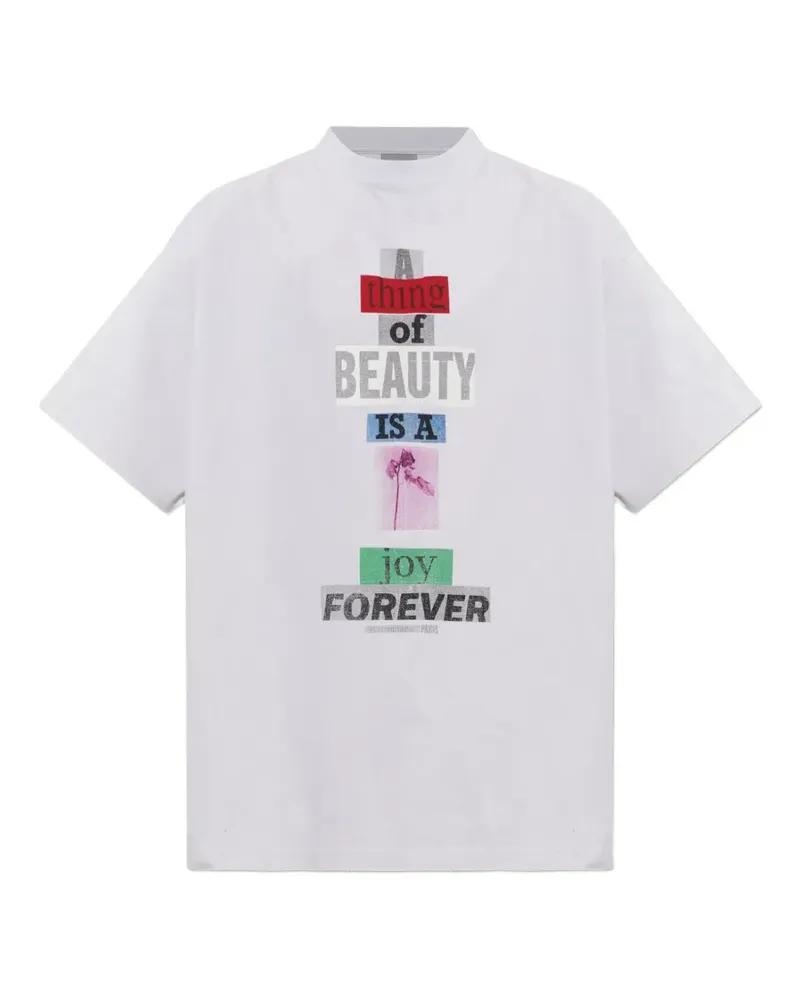 Balenciaga A Thing of Beauty oversized T-shirt - Weiß Weiß