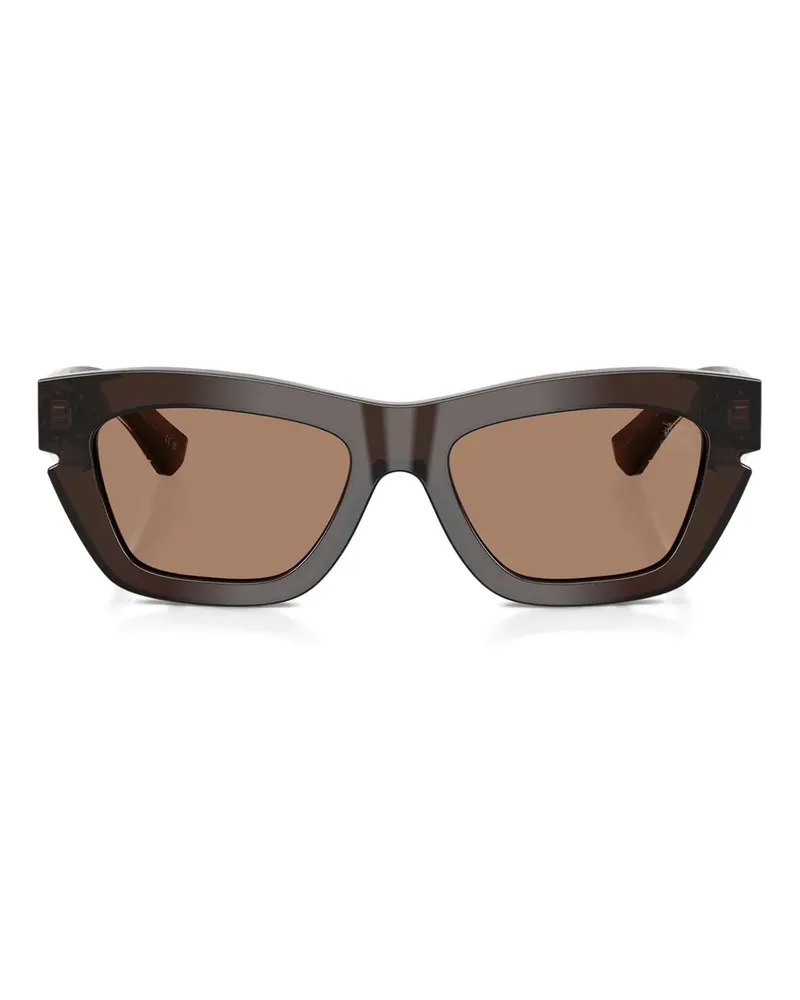 Burberry Sonnenbrille mit geometrischem Gestell - Braun Braun