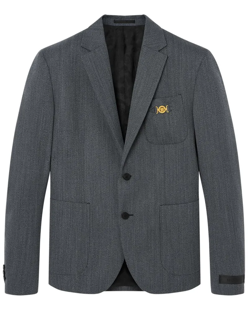 Versace Einreihiges Sakko - Grau Grau