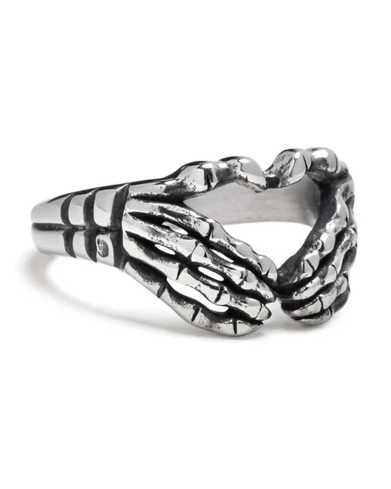 Nialaya Vintage Skeleton Ring - Silber Silber