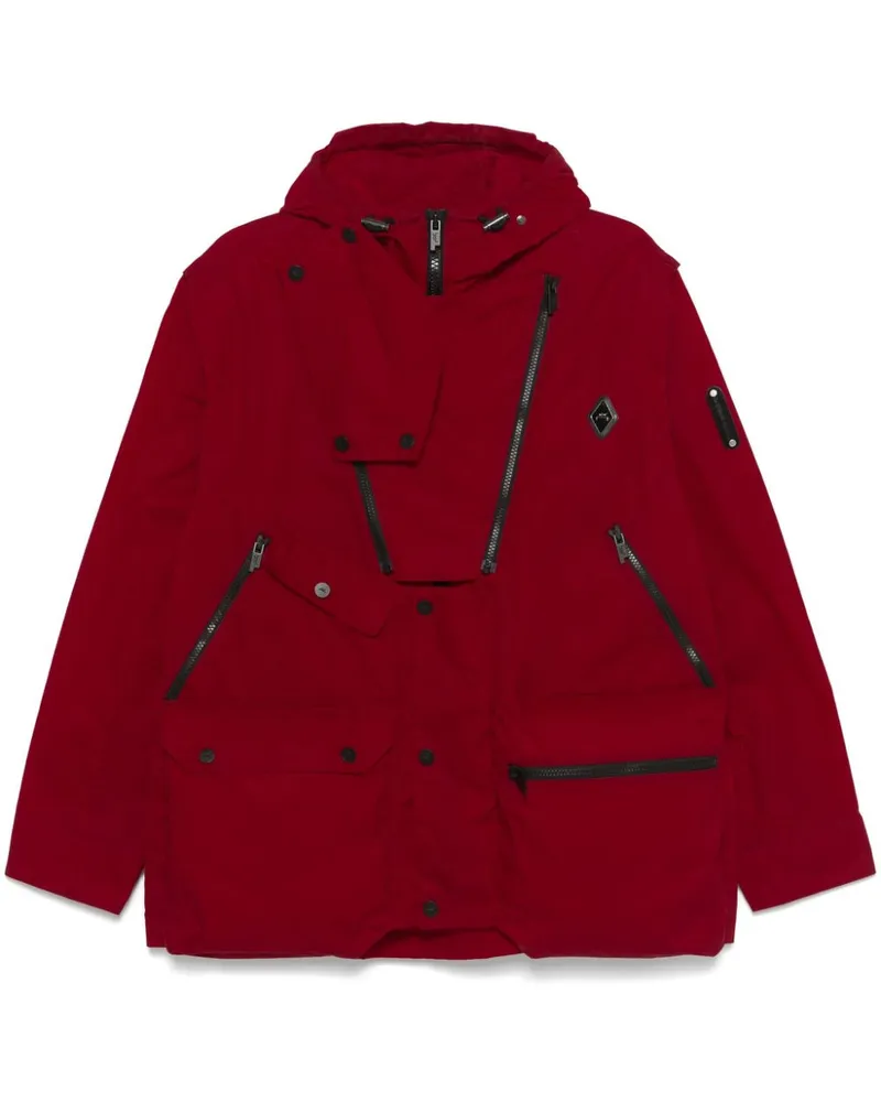 ACW* Jacke mit Logo-Schild - Rot Rot
