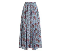 Rock mit Kordelzug - Blau