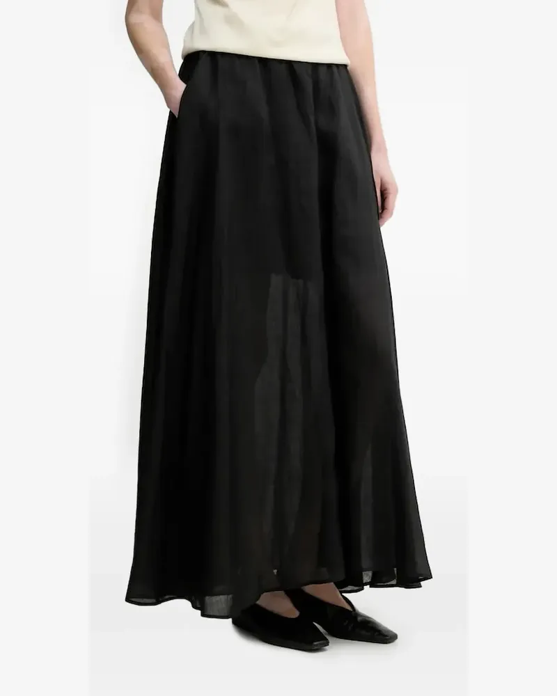 Isabelle Blanche A-Linien-Form - Schwarz Schwarz