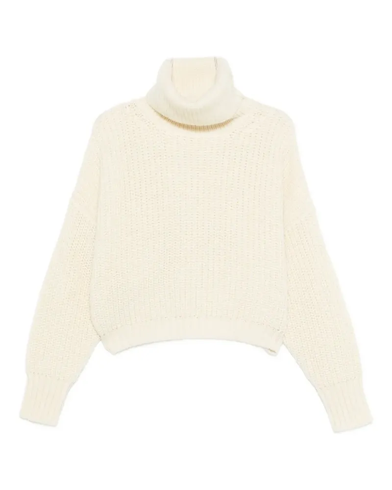 MA'RY'YA Pullover mit Rollkragen - Nude Nude