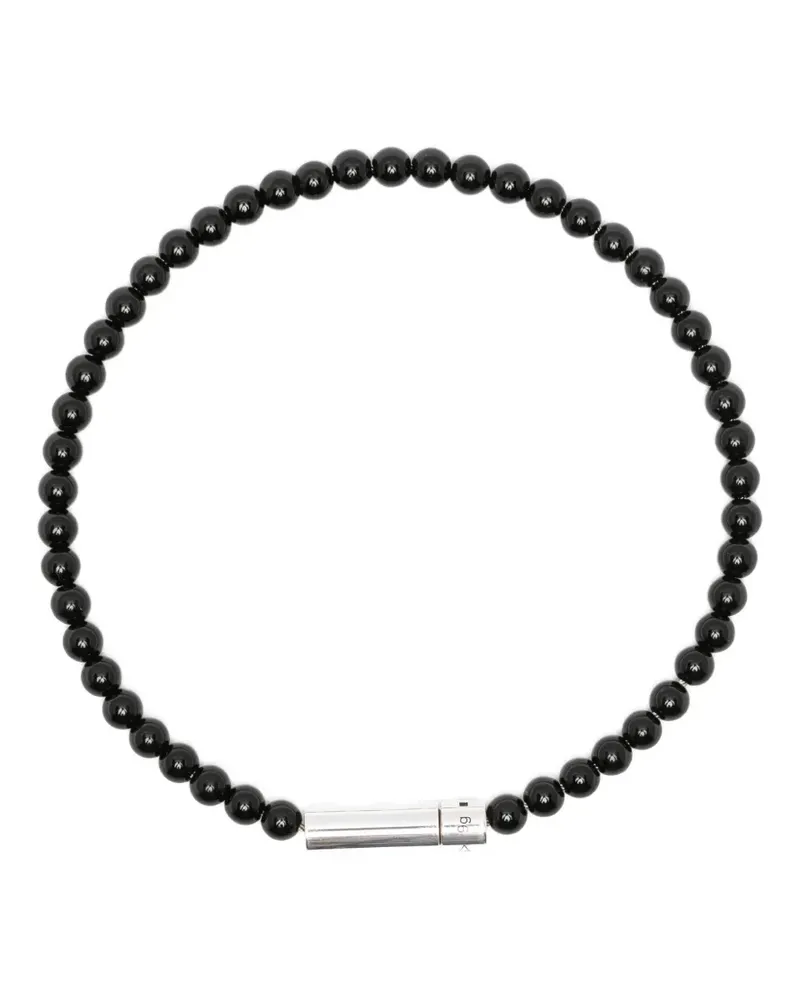 Le Gramme black onyx beads bracelet - Schwarz Schwarz