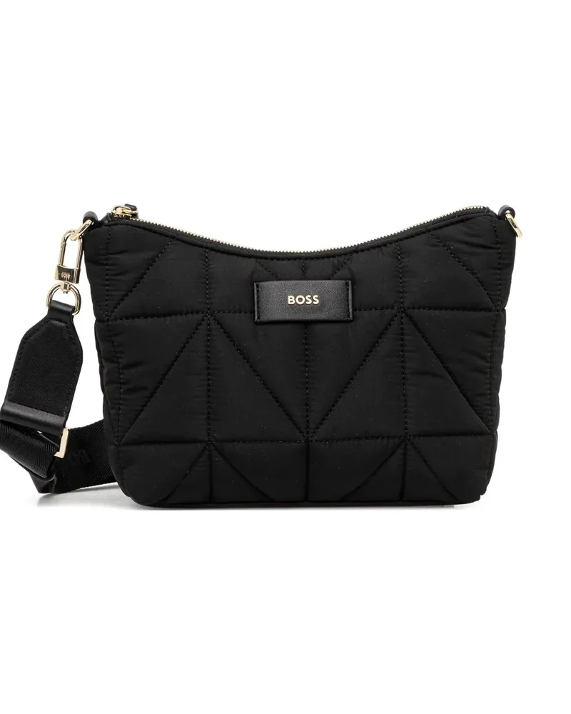 HUGO BOSS quilted cross body bag - Schwarz Schwarz