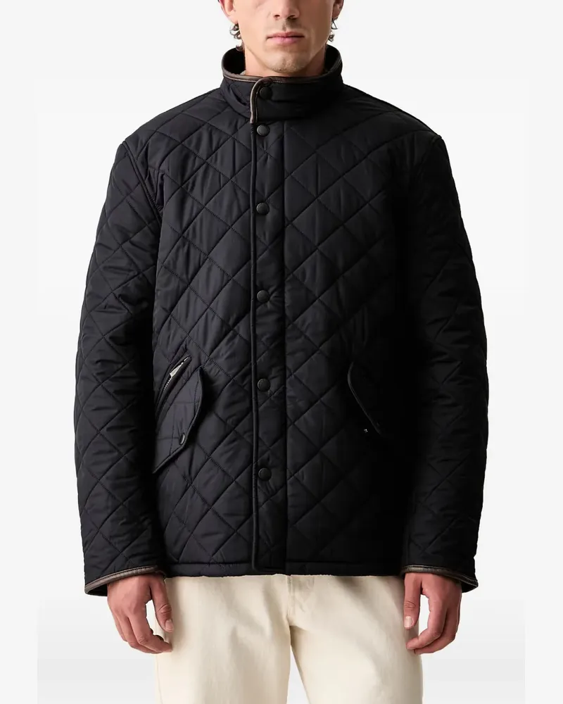 Barbour Gesteppte Jacke mit Stehkragen - Blau Blau