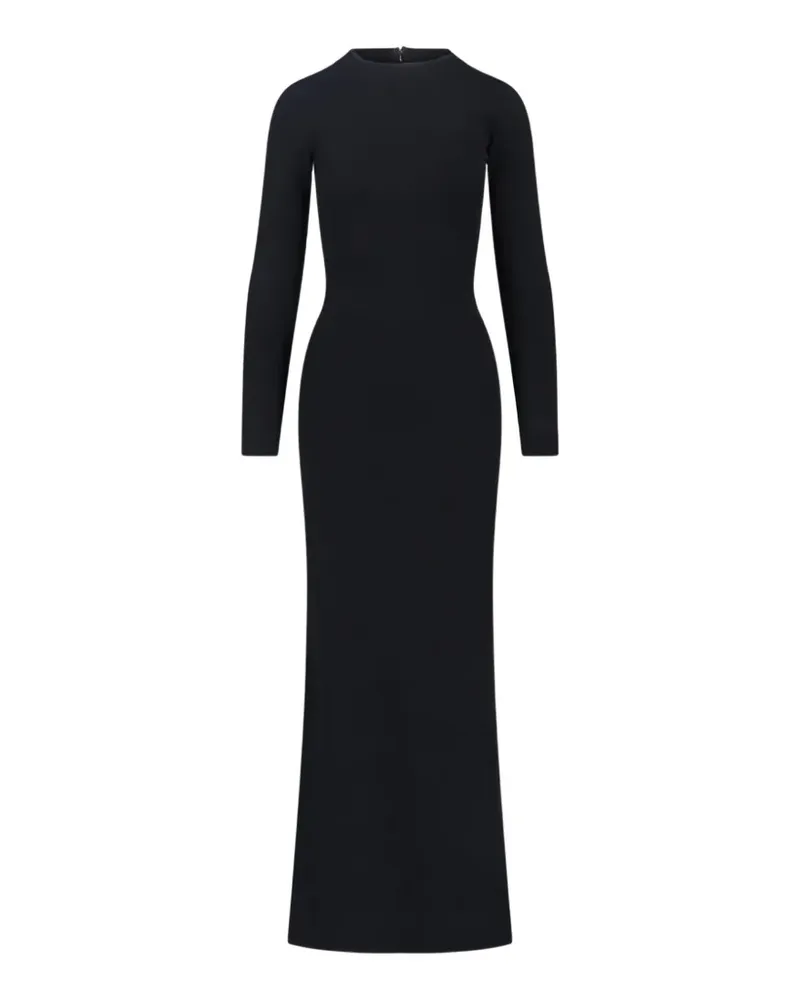 Max Mara long-sleeves maxi dress - Schwarz Schwarz