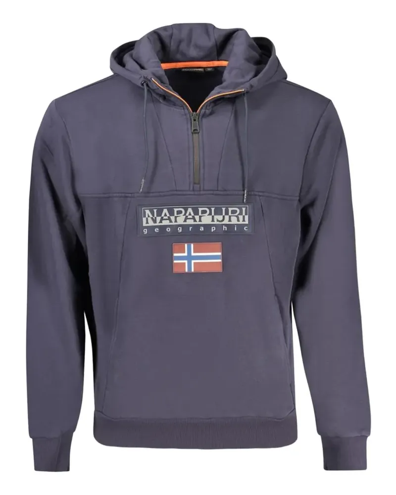 Napapijri Burgee half-zip hoodie - Blau Blau