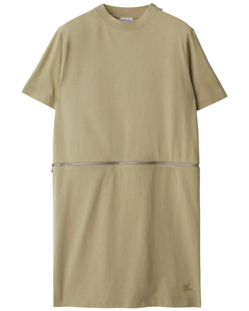 Burberry Kleid mit Logo-Stickerei - Nude Nude