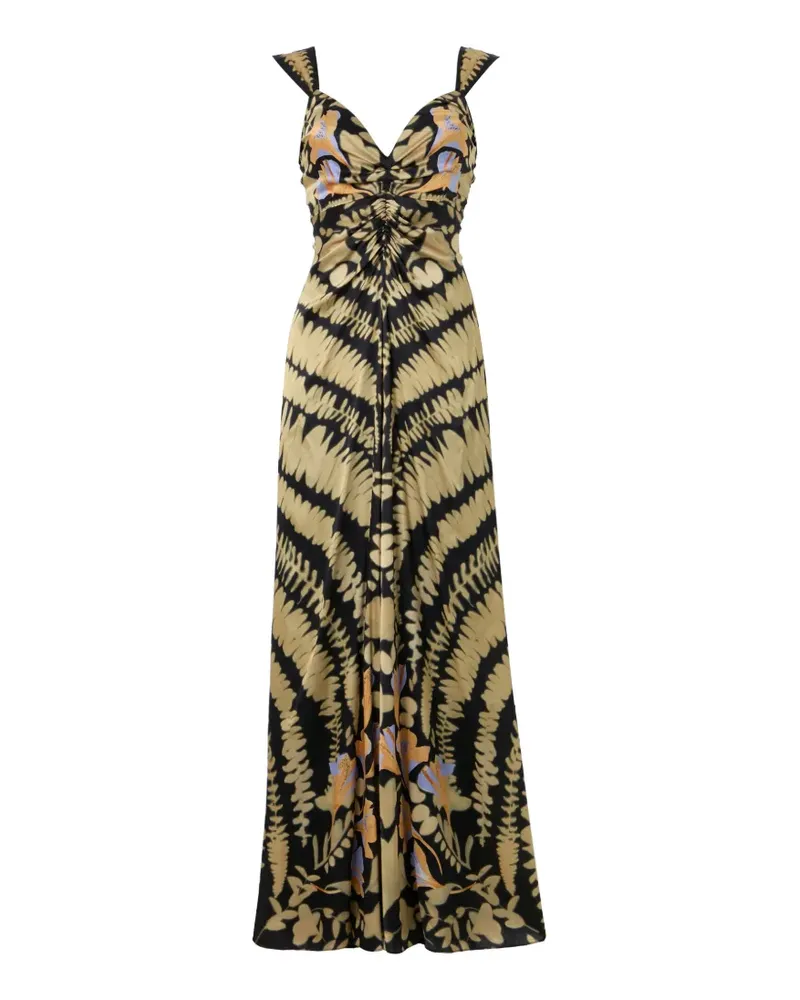 Temperley London Ivy ruched-detail dress - Schwarz Schwarz