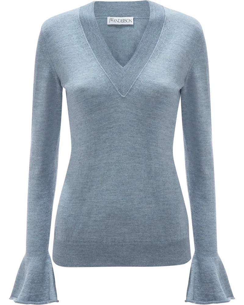 J.W.Anderson Pullover mit Logo - Blau Blau