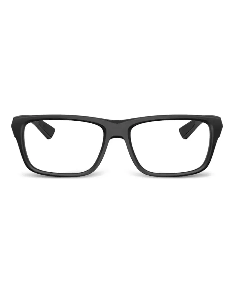 Prada PS 02TV rectangle glasses - Schwarz Schwarz