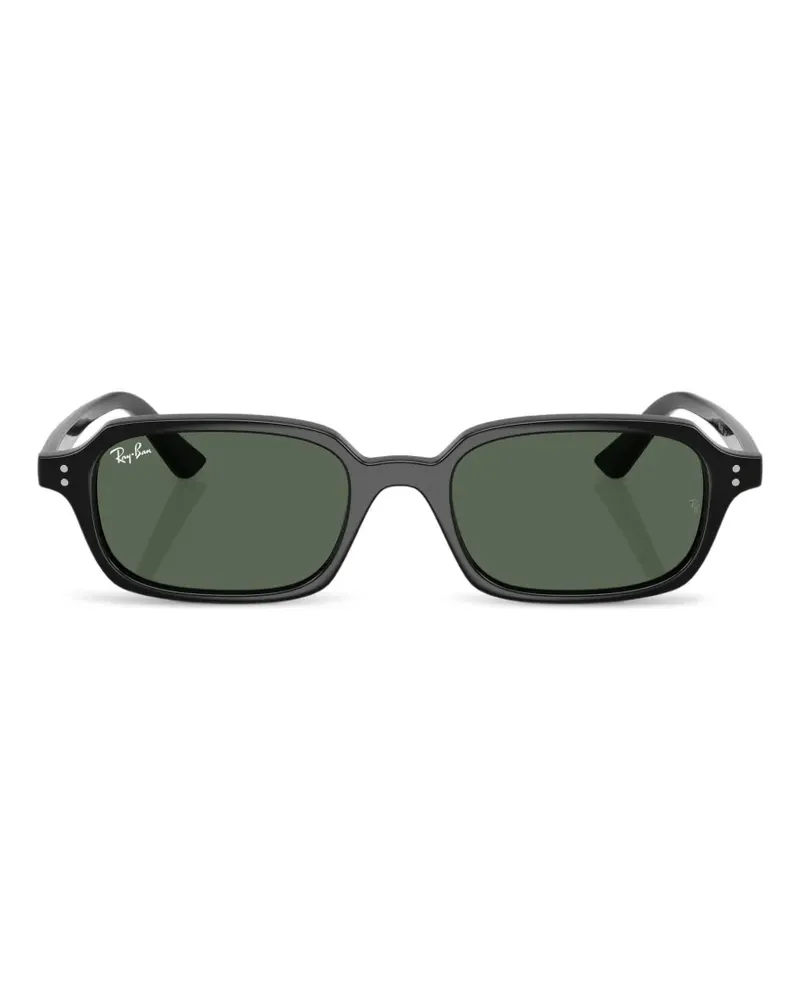Ray Ban Zuri Sonnenbrille mit eckigem Gestell - Schwarz Schwarz