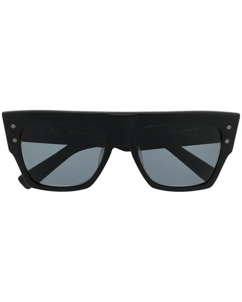 Balmain B-I' Oversized-Sonnenbrille - Schwarz Schwarz