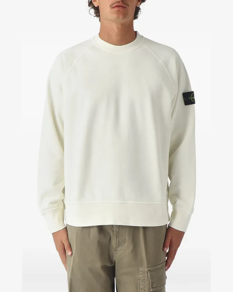 Stone Island 6100008 organic-cotton-fleece sweatshirt - Nude Nude