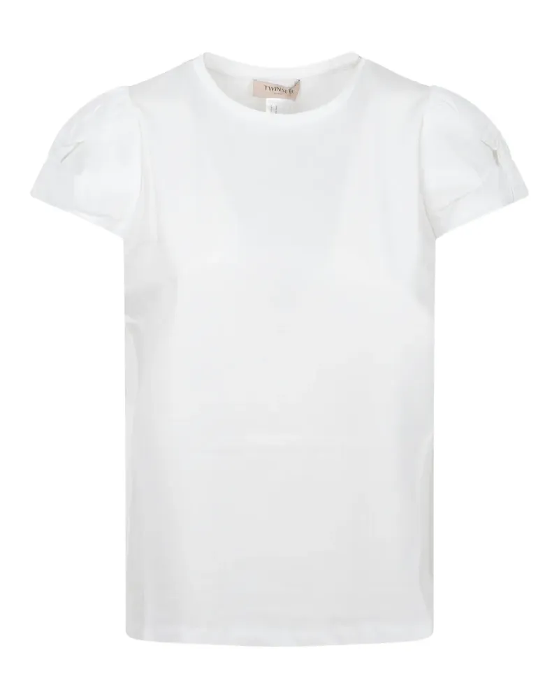 Twin-Set puff-sleeve T-shirt - Weiß Weiß