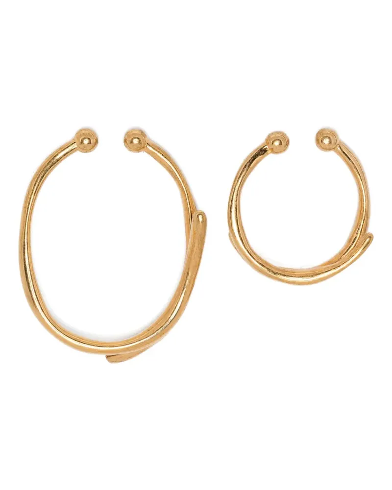 PANCONESI ball detail earrings - Gold Gold