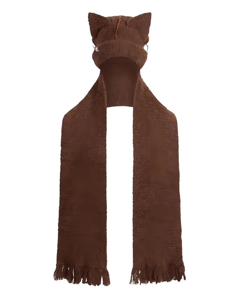 Charles Jeffrey Loverboy Beanie mit Fransen - Braun Braun