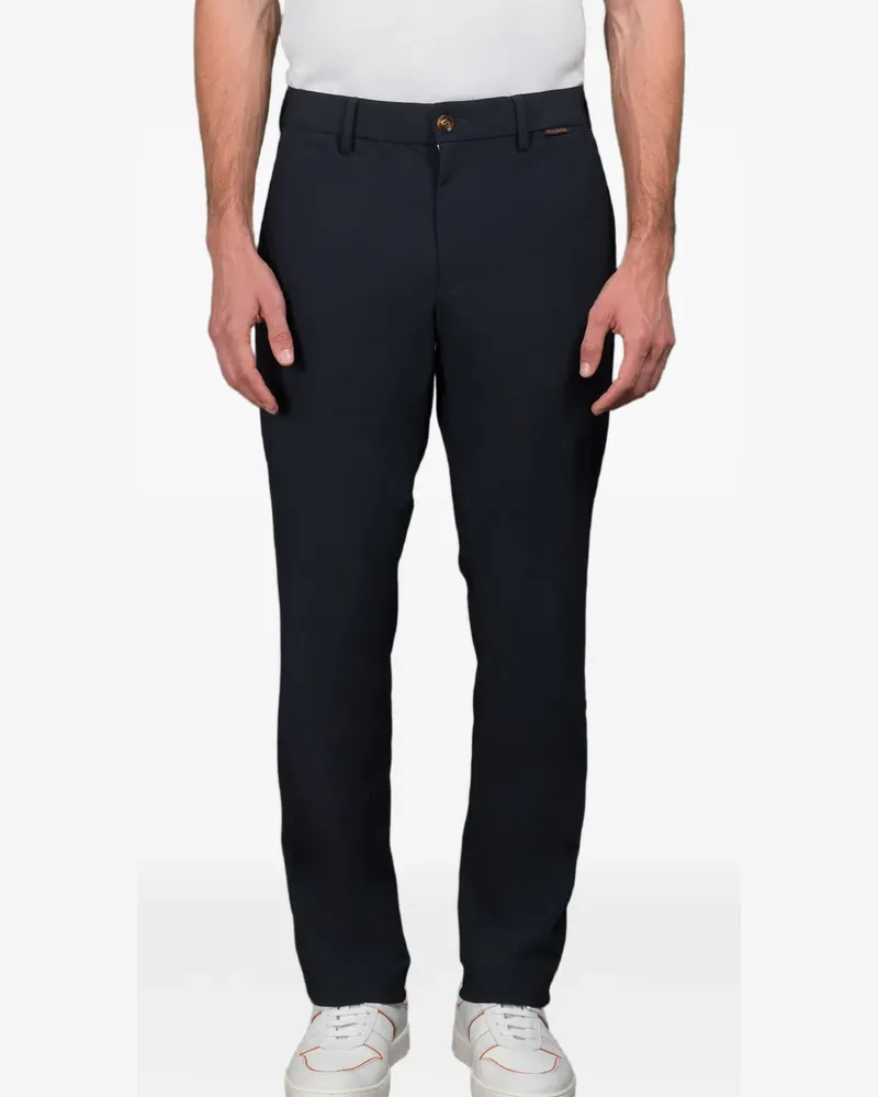 MOORER Swinley straight-leg trousers - Blau Blau