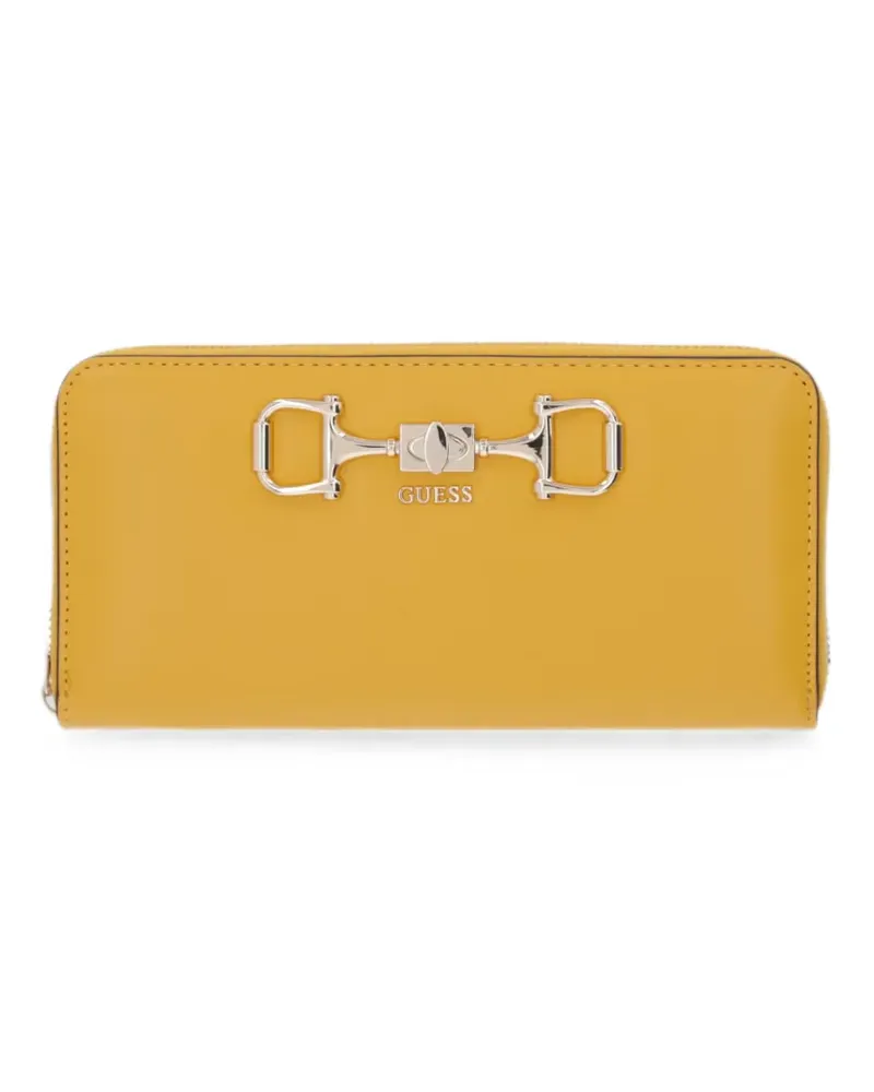 Guess horsebit zip-around wallet - Gelb Gelb