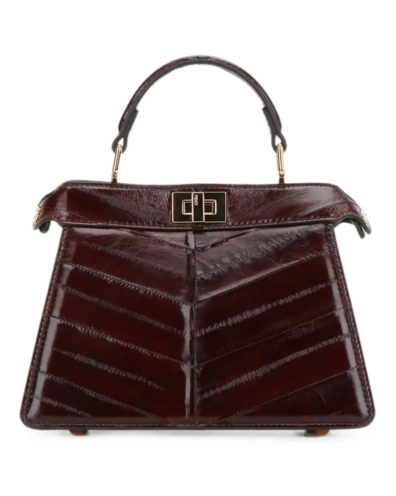 Fendi Petite Peekaboo ISeeU Tote Bag - Braun Braun