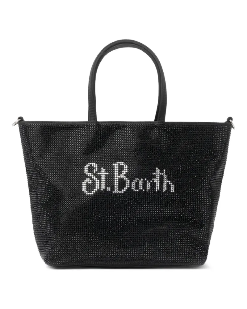 MC2 Saint Barth Strass rhinestone-embellished mini bag - Schwarz Schwarz