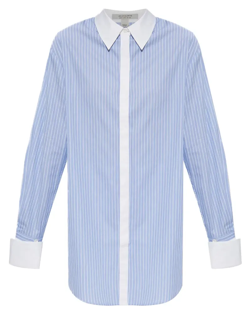 AllSaints Alber Hemd - Blau Blau