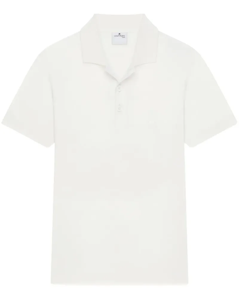Courrèges AC Poloshirt - Weiß Weiß