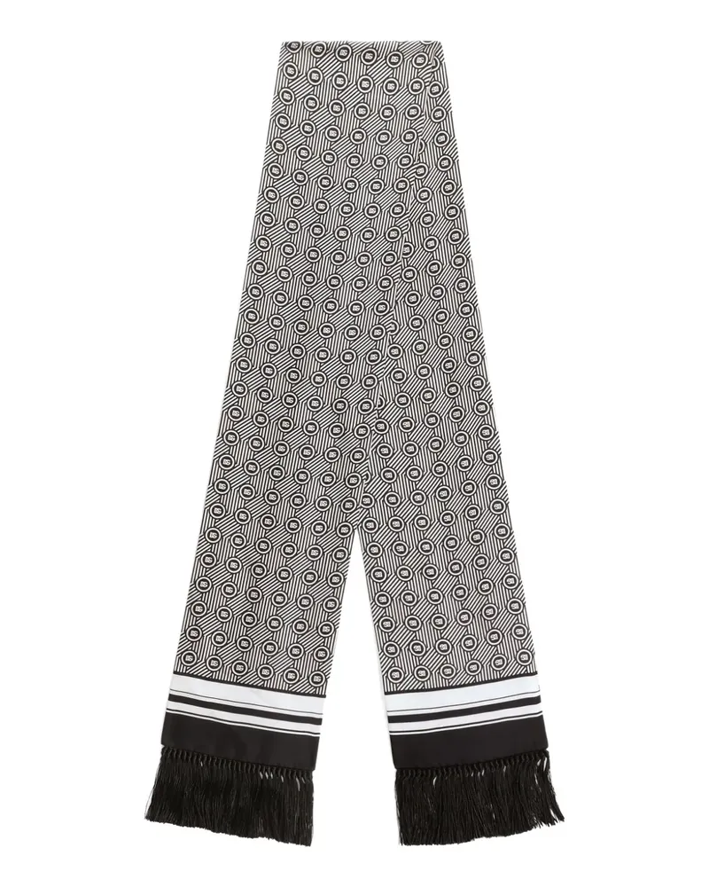 Dolce & Gabbana Schal mit geometrischem Muster - Schwarz Schwarz