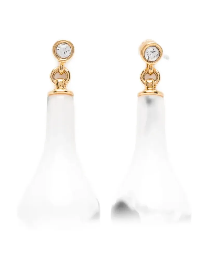 Totême drop-pendant earrings - Gold Gold