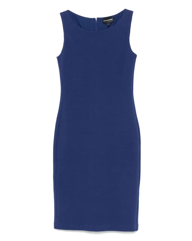Emporio Armani Geripptes Minikleid - Blau Blau
