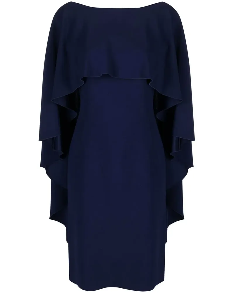 Alberta Ferretti Kleid im Layering-Look - Blau Blau