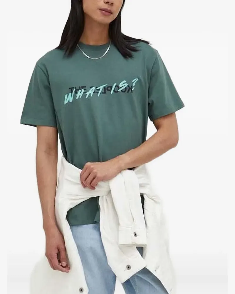 The Kooples T-Shirt mit grafischem Print - Grün Grün