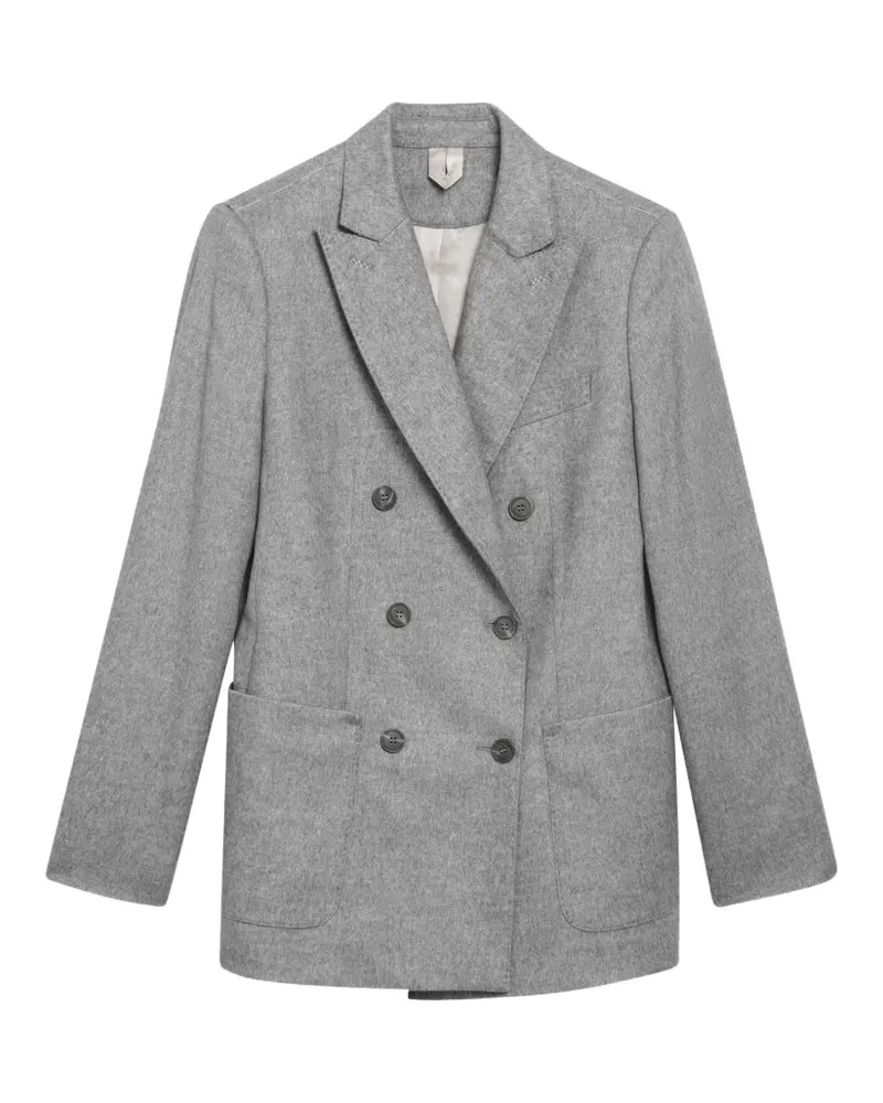 Max Mara Flash double-breasted blazer - Grau Grau