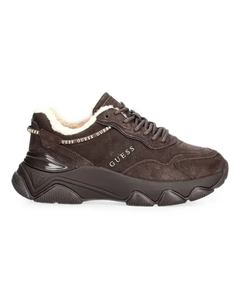 Guess Micola suede sneakers - Braun Braun