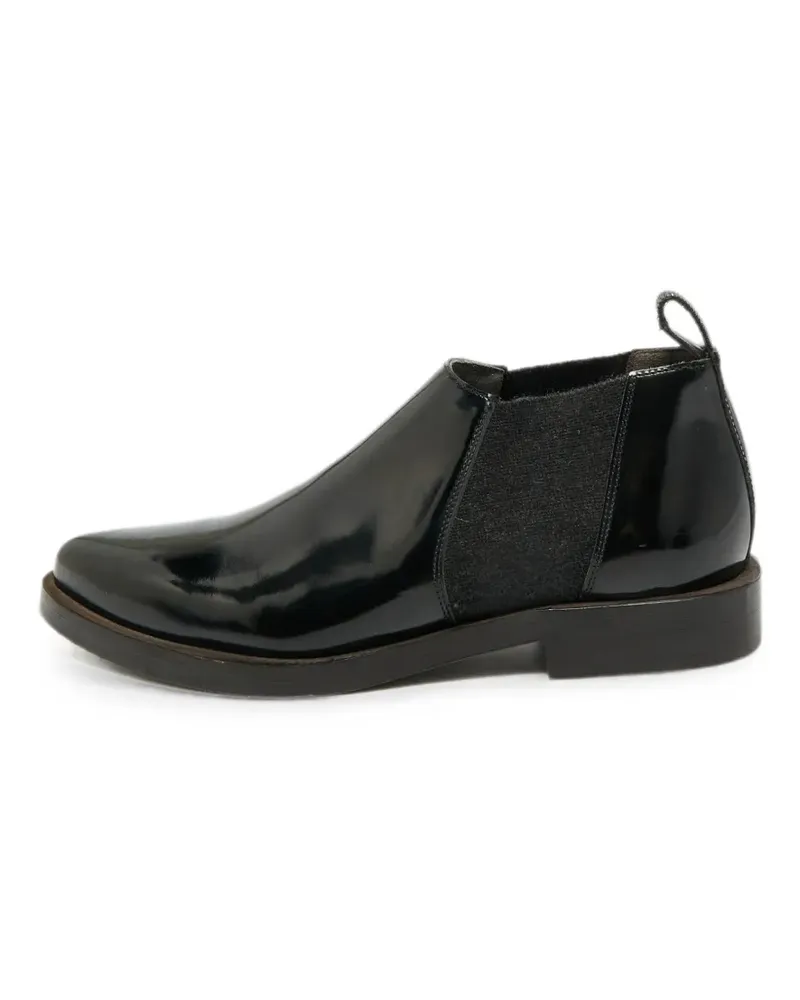 Brunello Cucinelli pointed-toe Chelsea boots - Schwarz Schwarz