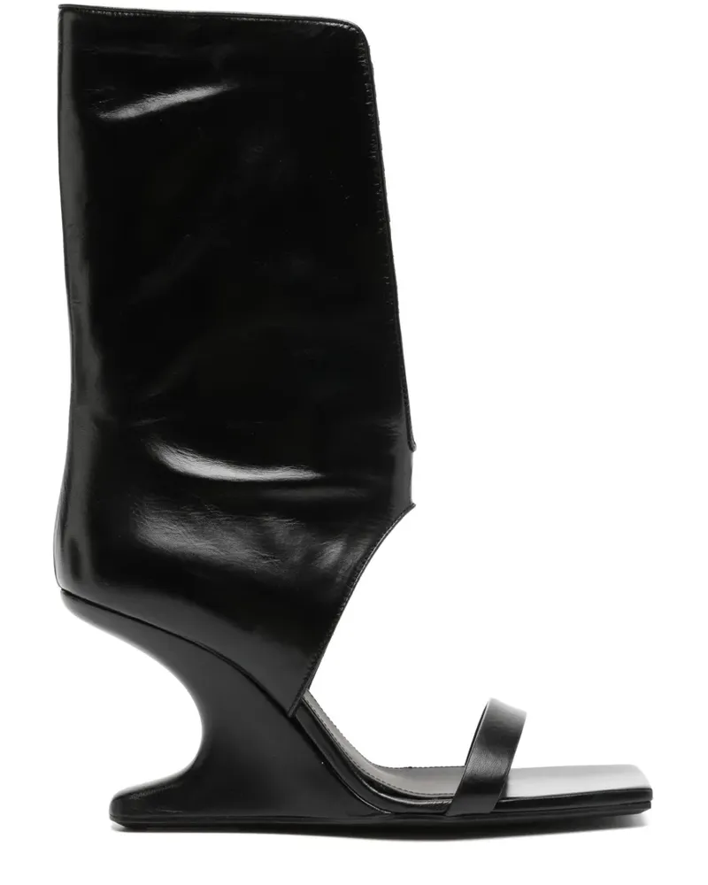 Rick Owens Sandalen mit hohem Absatz - Schwarz Schwarz