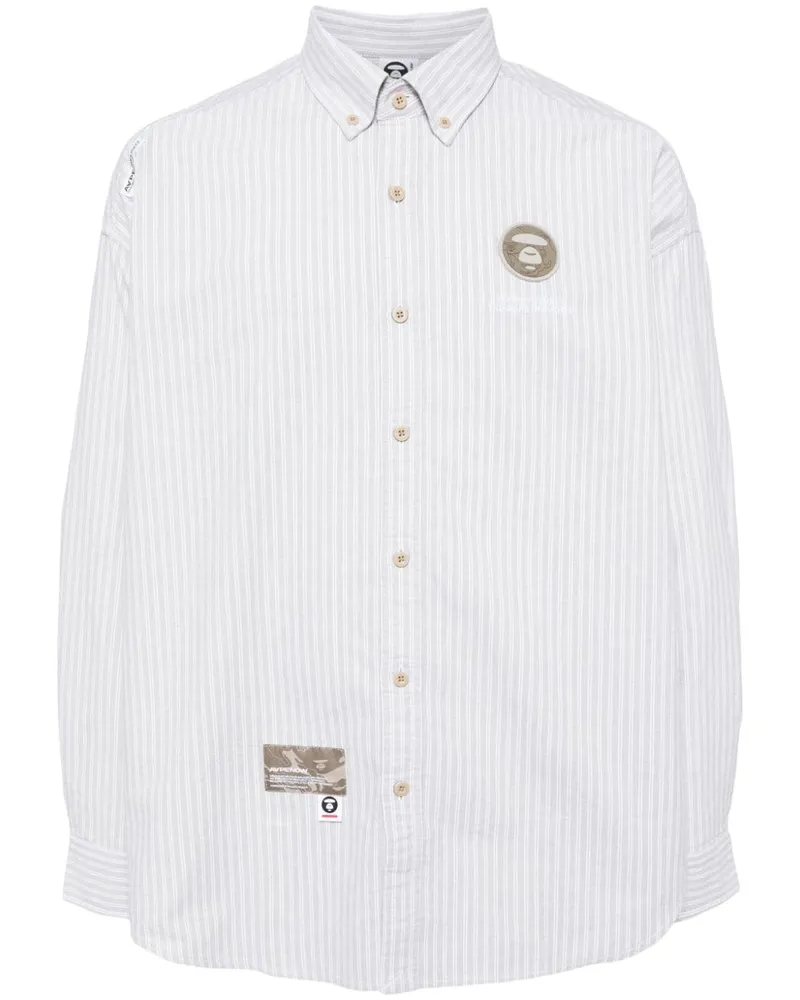 BAPE Gestreiftes Hemd - Nude Nude