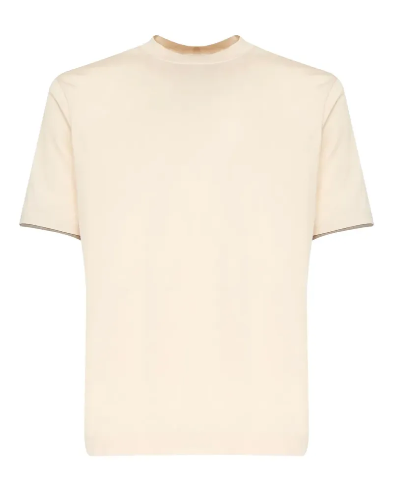 Giuliano Galiano T-Shirt mit Rundhalsausschnitt - Nude Nude