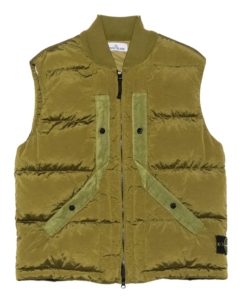 Stone Island quilted padded gilet - Grün Grün