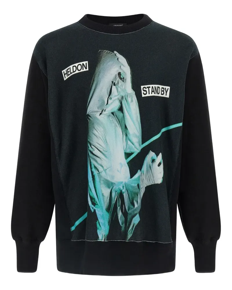 Undercover Sweatshirt mit Print - Schwarz Schwarz