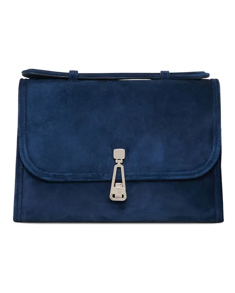 Gabriela Hearst Kleiner Leonora Tote Bag aus Wildleder - Blau Blau