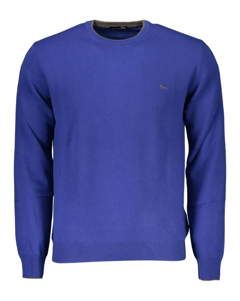 Harmont & Blaine logo-embroidered sweater - Blau Blau