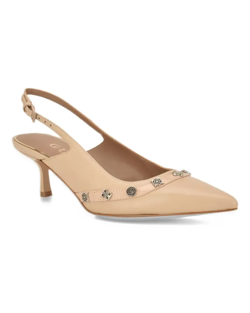 Guess Yanai pointed toe pumps - Nude Nude