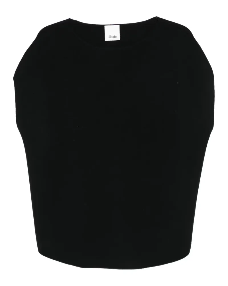 ALLUDE boat-neck blouse - Schwarz Schwarz