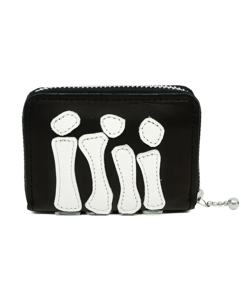 KAPITAL mini Thumb-Up wallet - Schwarz Schwarz