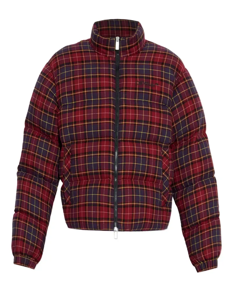 OFF-WHITE checked zip jacket - Rot Rot